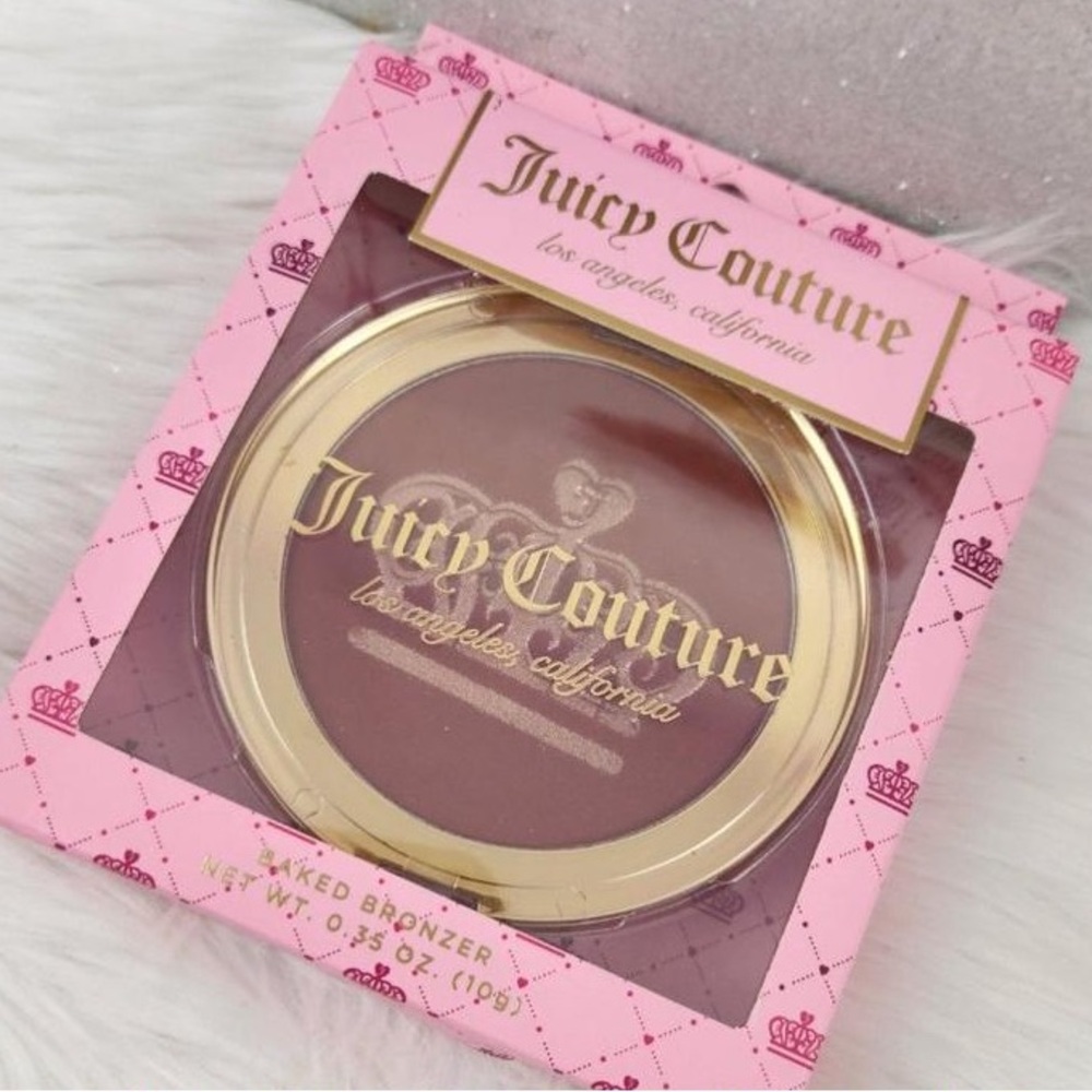 Juicy Couture Baked Bronzer - color Cocoa Glow extra large compact  new